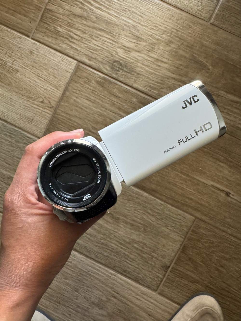 JVC Everio Camcorder with Black Flip LCD